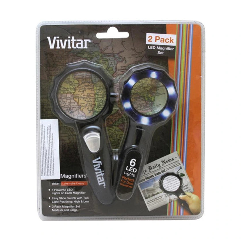 2 PC LED MAGNIFIER SET